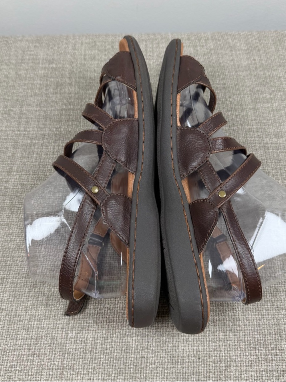 BOC Born Sandals Women’s 9 Altheda Criss Cross Strappy Brown Flats Comfort Boho - Picture 10 of 10